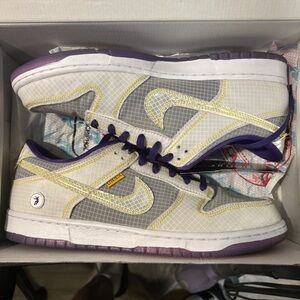 Nike Dunk Low White Purple Sneakers